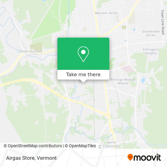 Mapa de Airgas Store