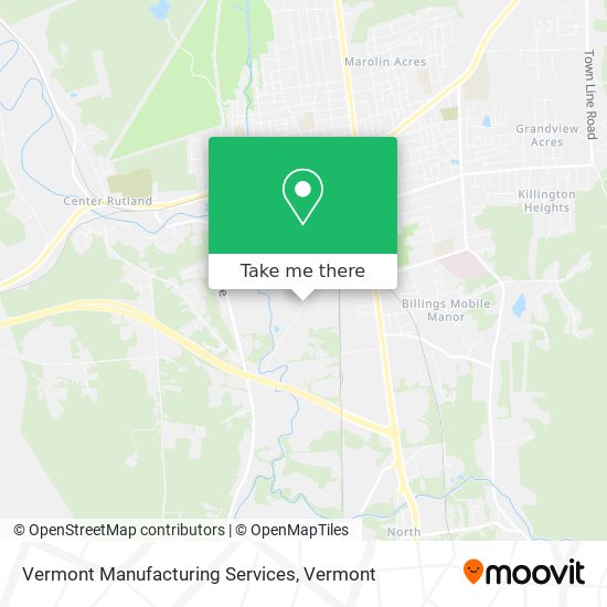 Mapa de Vermont Manufacturing Services