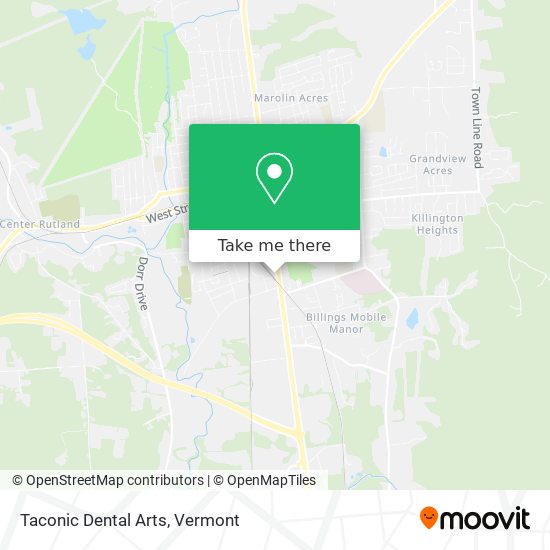 Mapa de Taconic Dental Arts