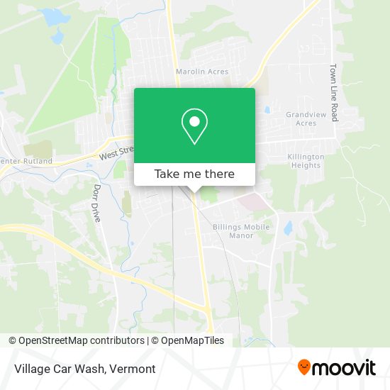 Village Car Wash map