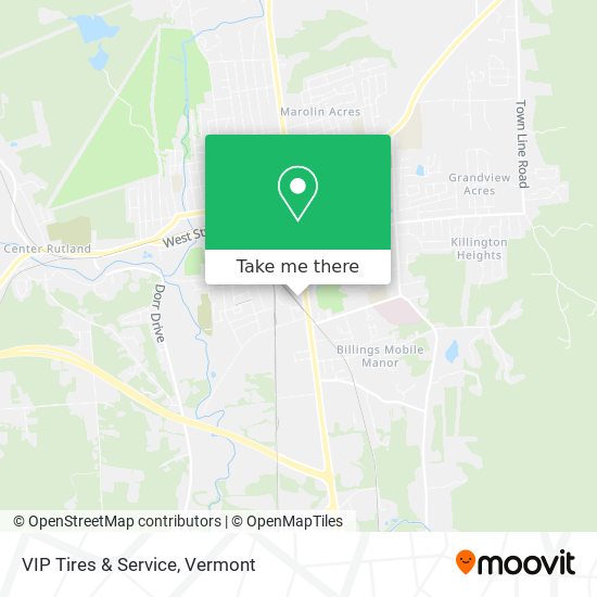 VIP Tires & Service map