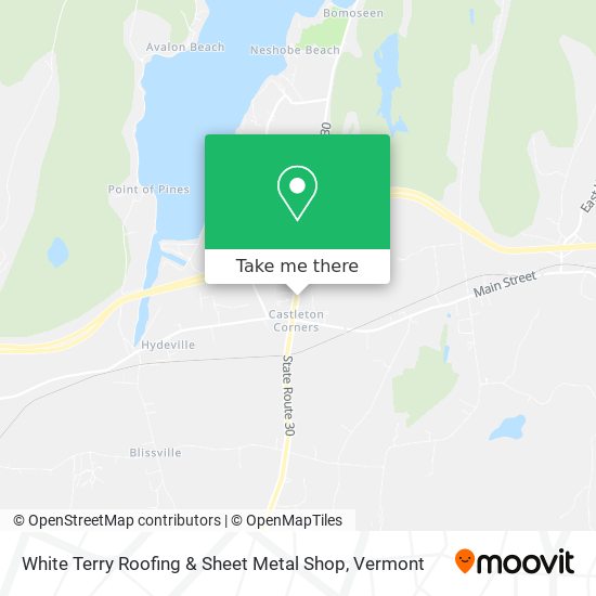 Mapa de White Terry Roofing & Sheet Metal Shop