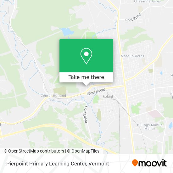 Pierpoint Primary Learning Center map