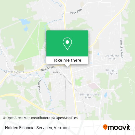 Mapa de Holden Financial Services