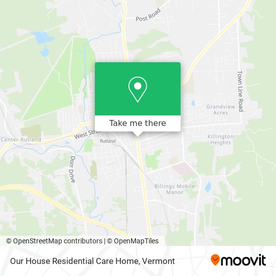 Our House Residential Care Home map