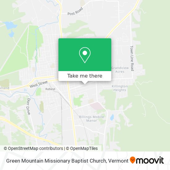 Mapa de Green Mountain Missionary Baptist Church