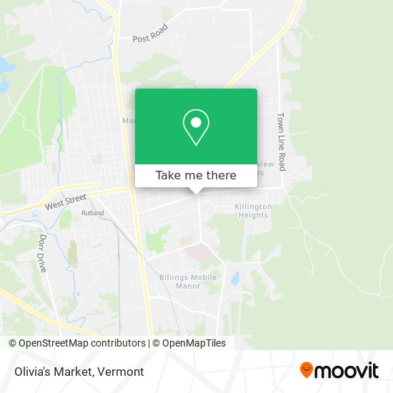 Olivia's Market map