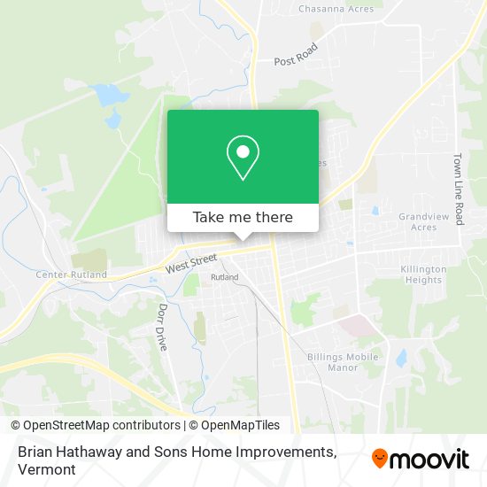 Brian Hathaway and Sons Home Improvements map