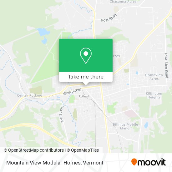 Mountain View Modular Homes map