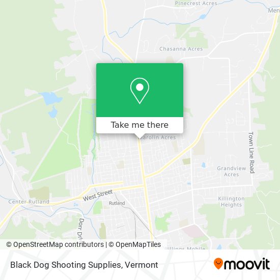 Black Dog Shooting Supplies map