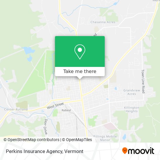 Perkins Insurance Agency map