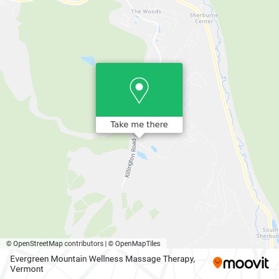 Evergreen Mountain Wellness Massage Therapy map