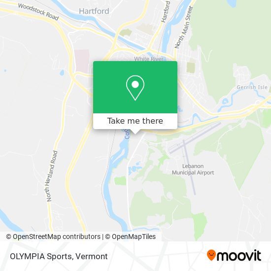 OLYMPIA Sports map