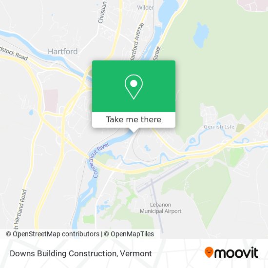 Downs Building Construction map