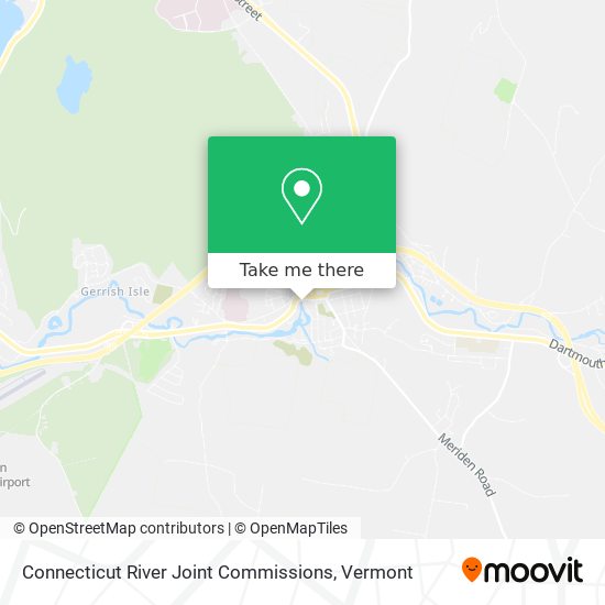 Mapa de Connecticut River Joint Commissions