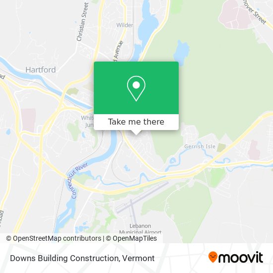 Downs Building Construction map