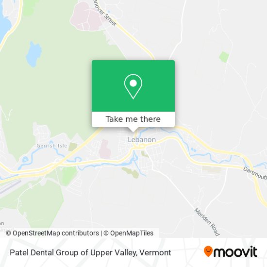 Mapa de Patel Dental Group of Upper Valley