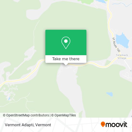 Mapa de Vermont Adapti