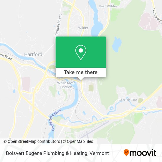 Boisvert Eugene Plumbing & Heating map