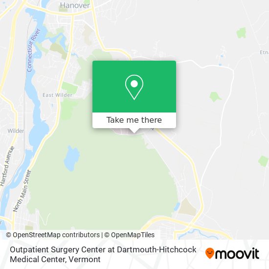 Outpatient Surgery Center at Dartmouth-Hitchcock Medical Center map