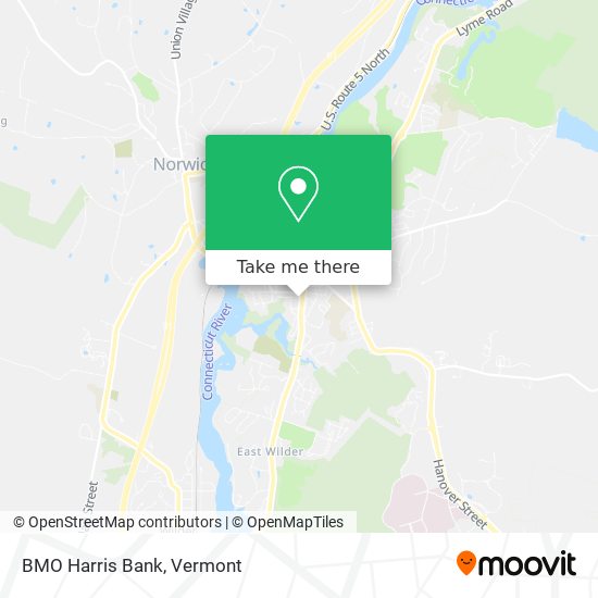 BMO Harris Bank map