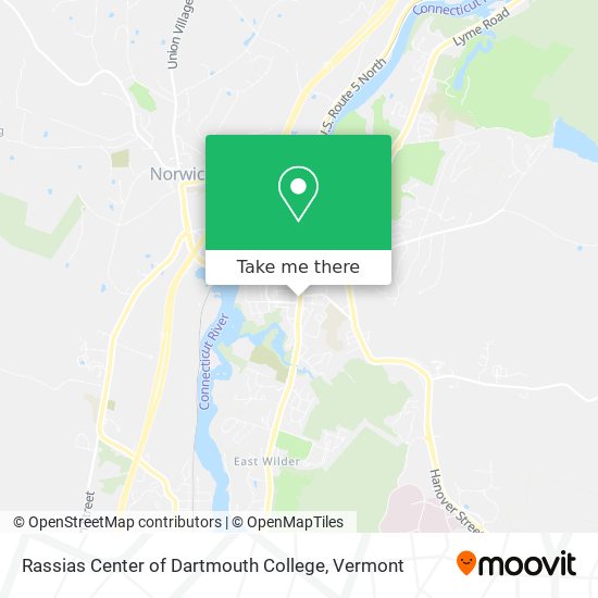 Rassias Center of Dartmouth College map