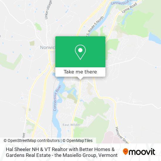 Hal Sheeler NH & VT Realtor with Better Homes & Gardens Real Estate - the Masiello Group map