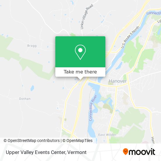 Upper Valley Events Center map