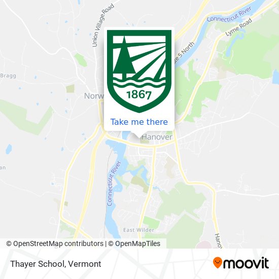 Thayer School map