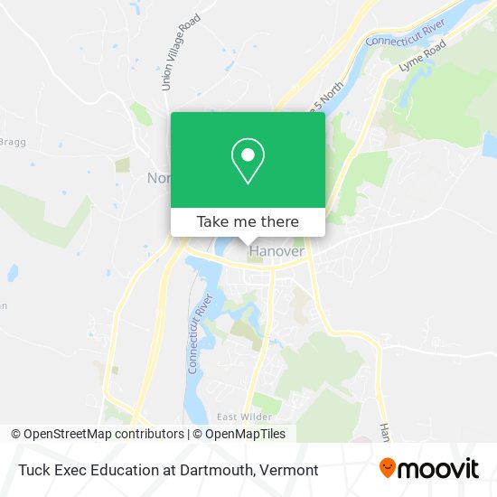Mapa de Tuck Exec Education at Dartmouth