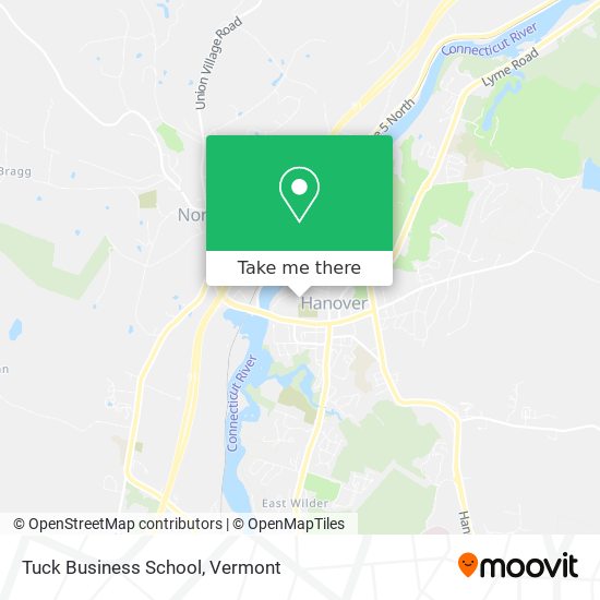 Mapa de Tuck Business School