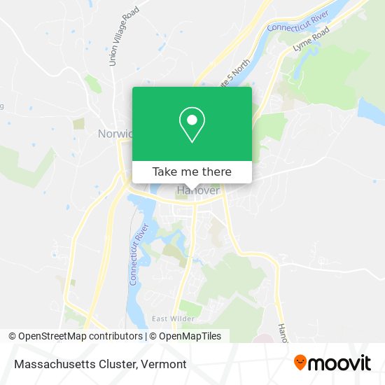 Massachusetts Cluster map