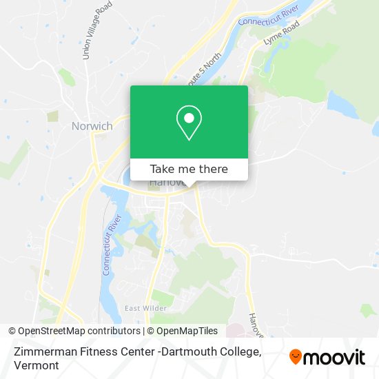 Zimmerman Fitness Center -Dartmouth College map