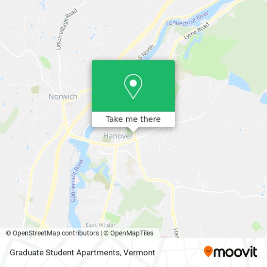 Graduate Student Apartments map