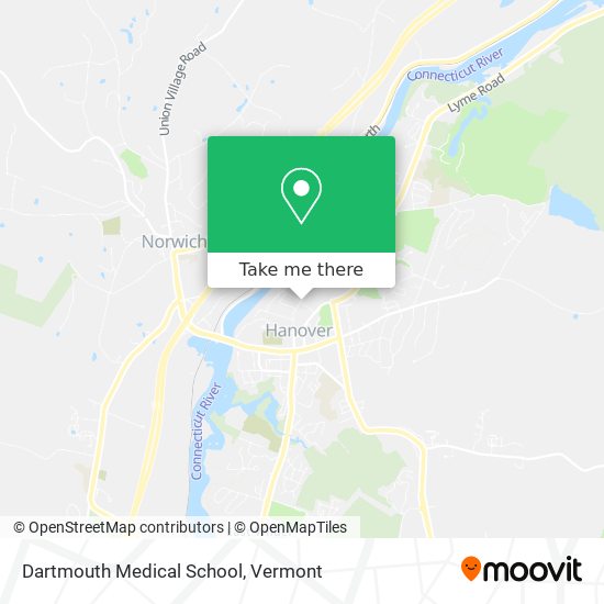 Mapa de Dartmouth Medical School