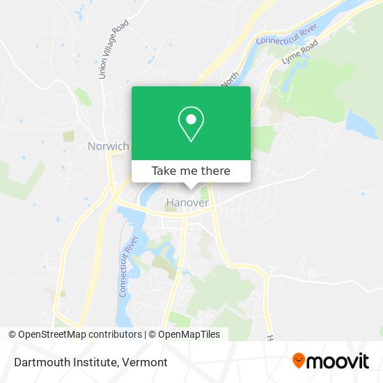 Dartmouth Institute map