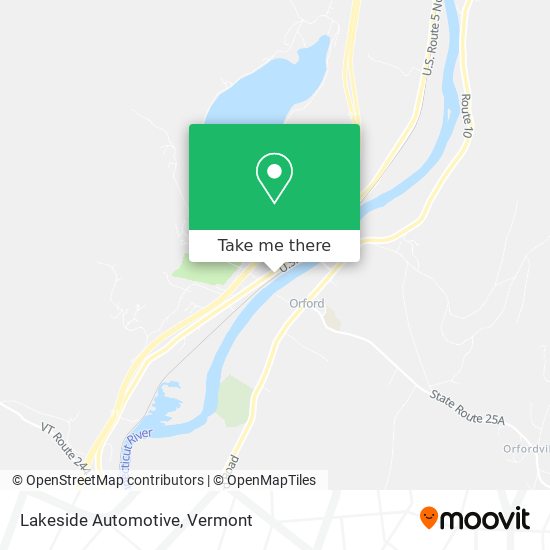 Lakeside Automotive map