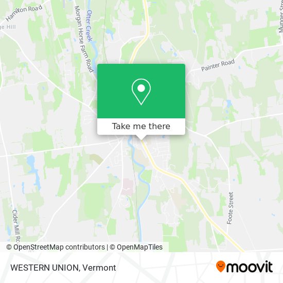 WESTERN UNION map