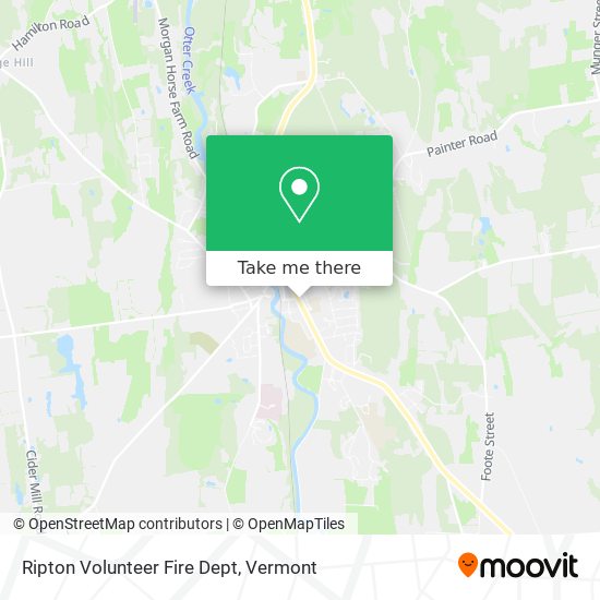 Ripton Volunteer Fire Dept map