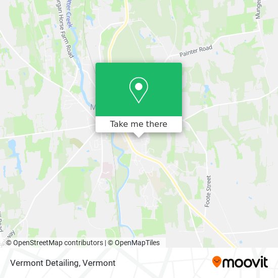 Mapa de Vermont Detailing