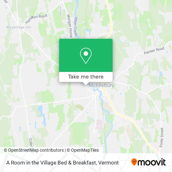 A Room in the Village Bed & Breakfast map