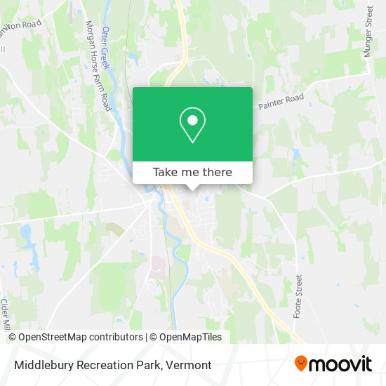 Mapa de Middlebury Recreation Park