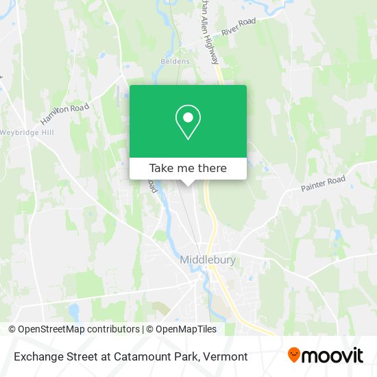 Exchange Street at Catamount Park map