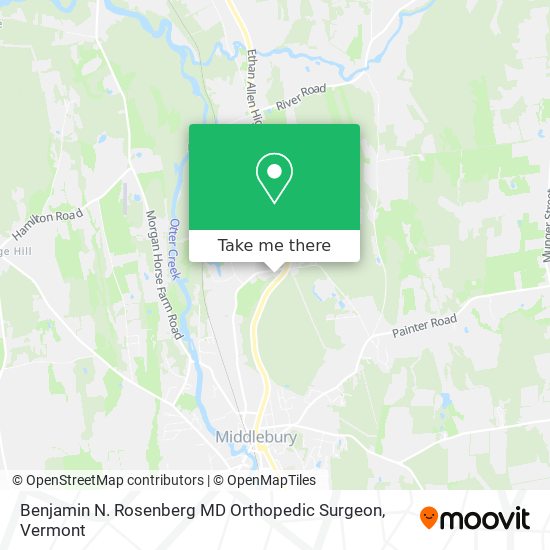 Mapa de Benjamin N. Rosenberg MD Orthopedic Surgeon