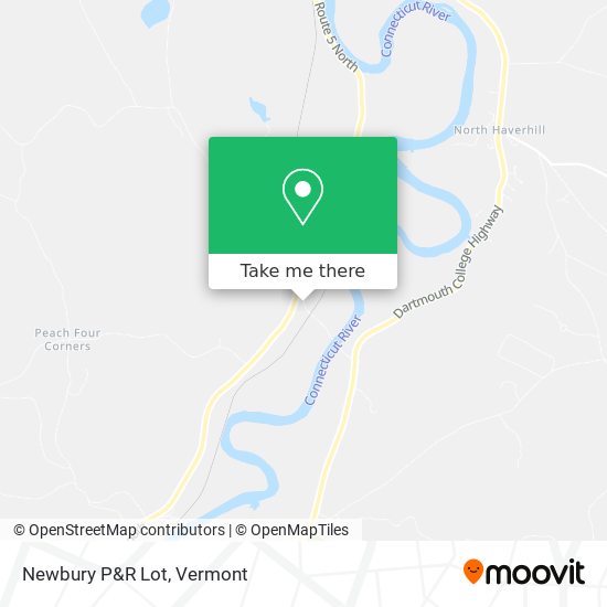Newbury P&R Lot map