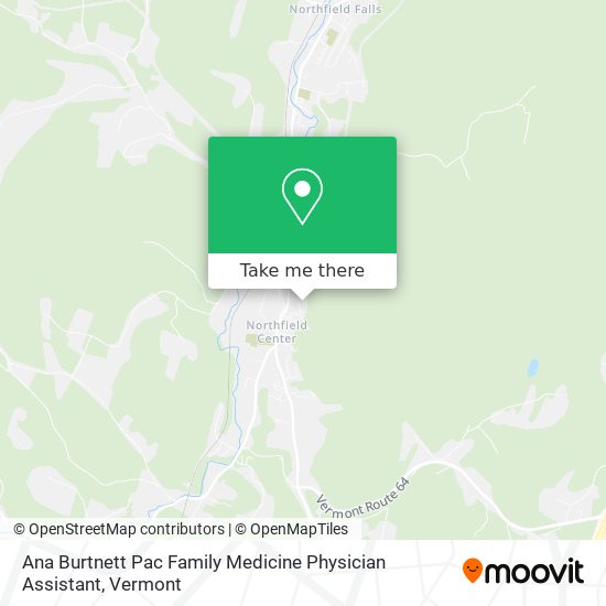 Mapa de Ana Burtnett Pac Family Medicine Physician Assistant