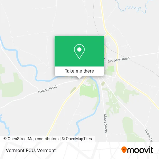 Vermont FCU map