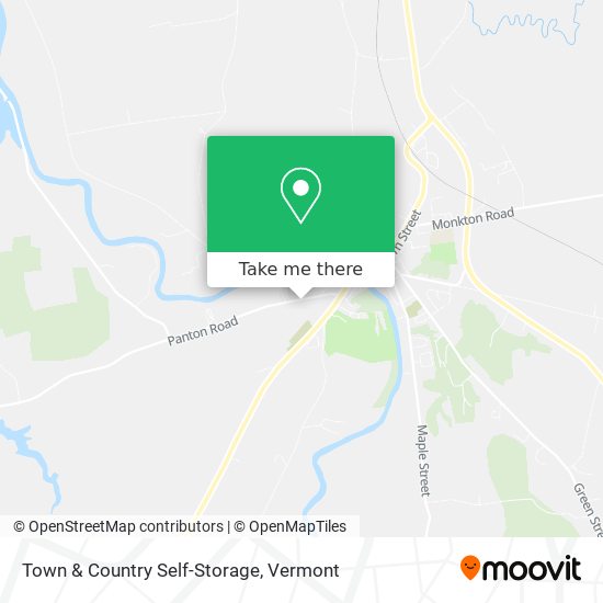 Town & Country Self-Storage map