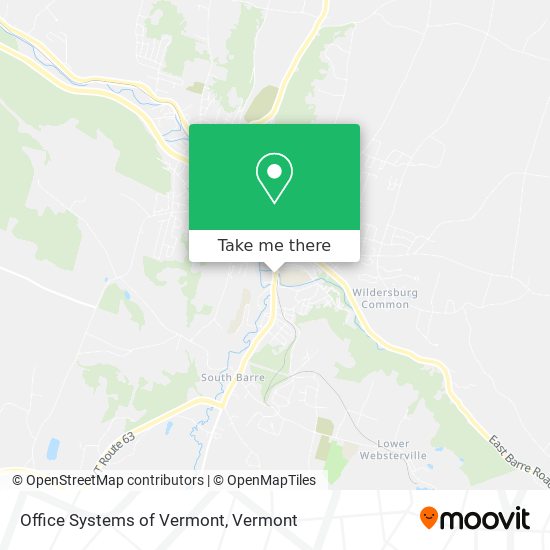 Mapa de Office Systems of Vermont