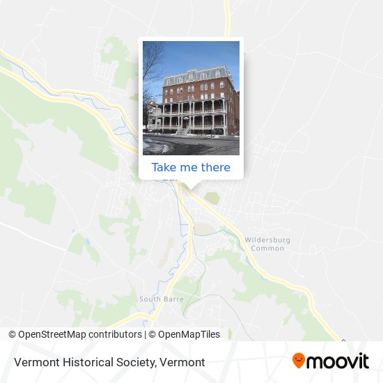 Vermont Historical Society map